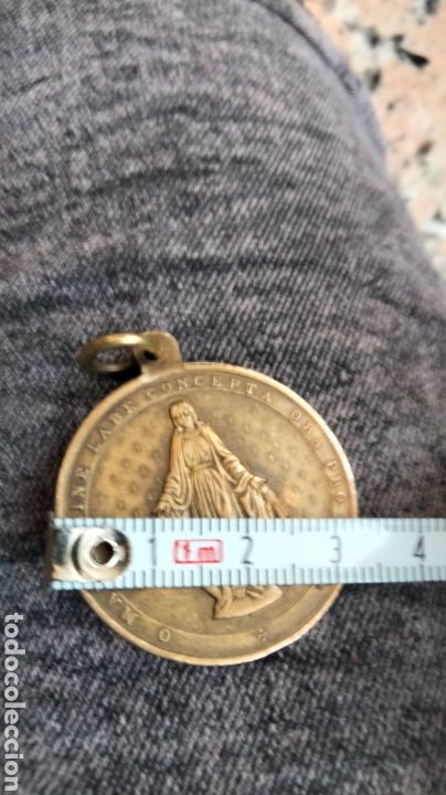 Antig&uuml;edades: MEDALLA RELIGIOSA BRONCE - Foto 6