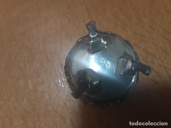 Antig&uuml;edades: Salero y pimentero plata de ley - Foto 2