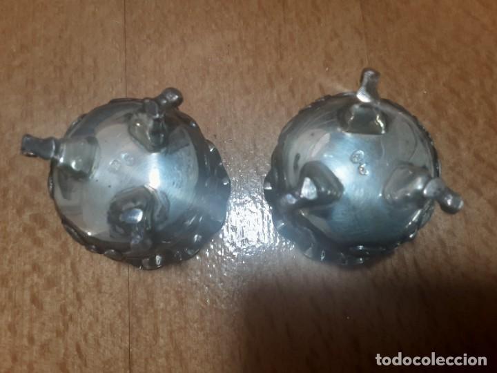 Antig&uuml;edades: Salero y pimentero plata de ley - Foto 3