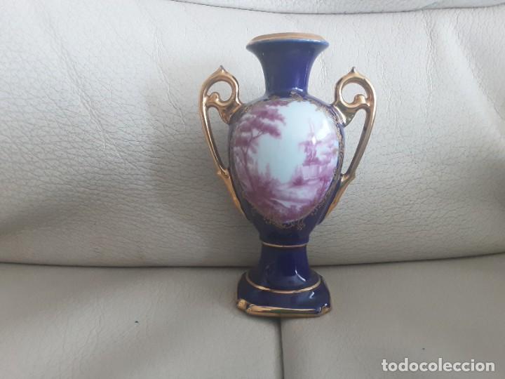Antig&uuml;edades: Jarron peque&ntilde;o limoges - Foto 1