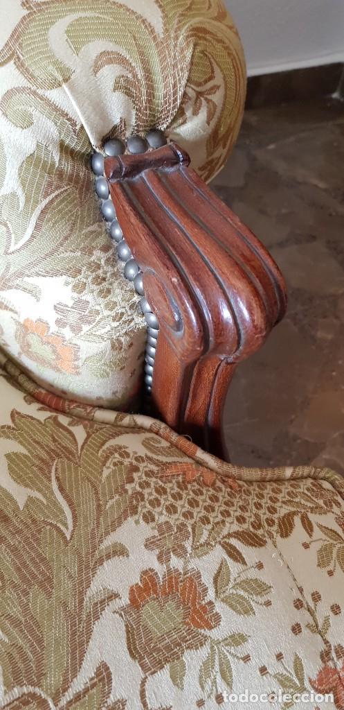 Antig&uuml;edades: CONJUNTO TRESILLO Y SILLONES - Foto 7