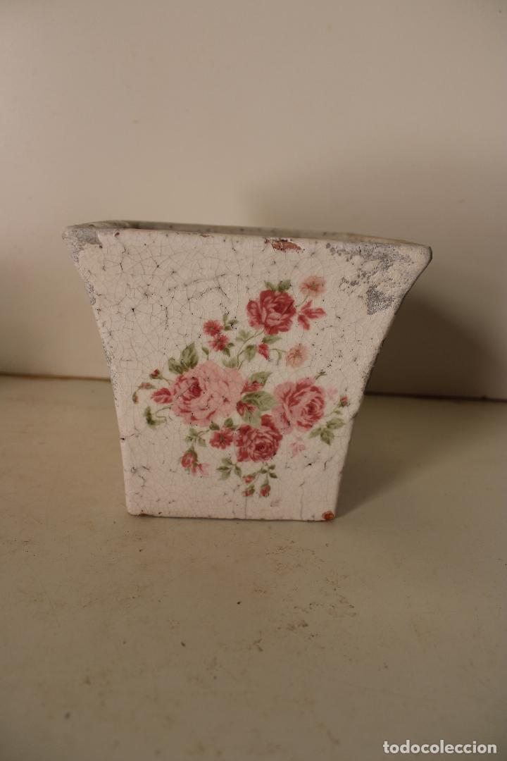Antig&uuml;edades: macetero ceramica - Foto 5