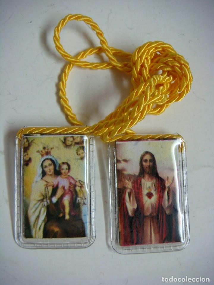 Antig&uuml;edades: ESCAPULARIO DE LA VIRGEN DEL CARMEN-CAJ-F - Foto 1