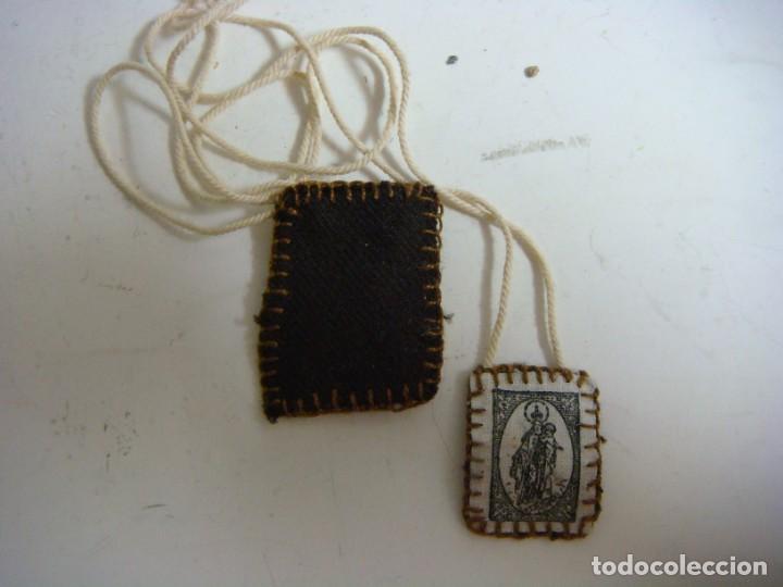 Antig&uuml;edades: ESCAPULARIO ANTIGUO-CAJ-F - Foto 1