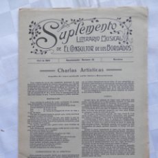 Antigüedades: SUPLEMENTO REVISTA EL CONSULTOR DE LOS BORDADOS AÑO 1929 INCLUYE DOS GRANDES LÁMINAS. Lote 283729703