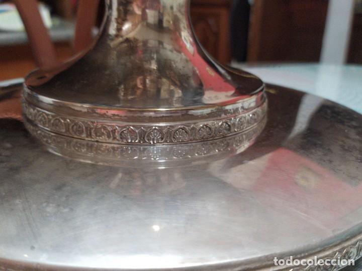Antig&uuml;edades: CENTRO PLATEADO DE CISNES PARA COMEDOR. SOPERA UTIL. - Foto 5