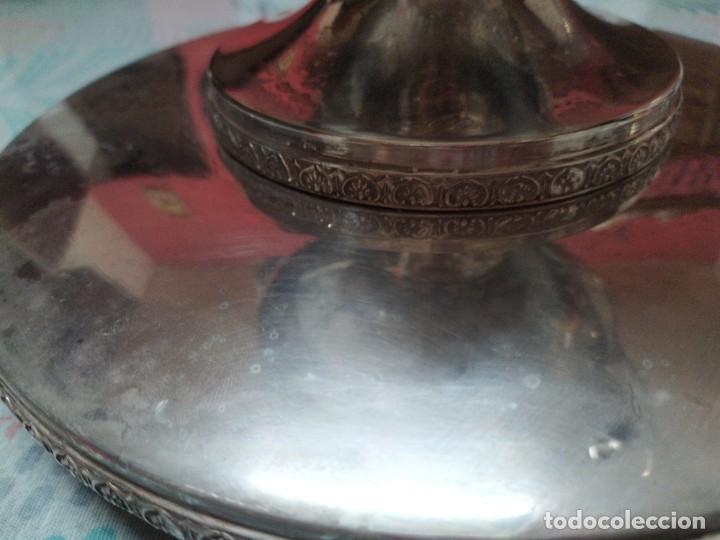 Antig&uuml;edades: CENTRO PLATEADO DE CISNES PARA COMEDOR. SOPERA UTIL. - Foto 10