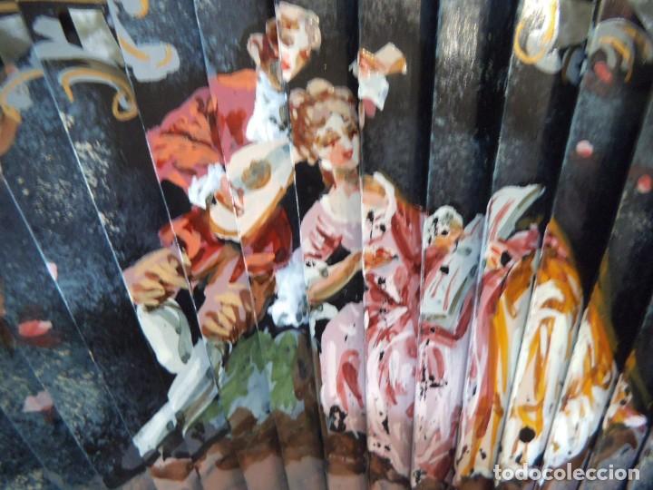 Antig&uuml;edades: ABANICO &uml; CARBONELL &uml; ( NEGRO ) ROM&Aacute;NTICO - Foto 8