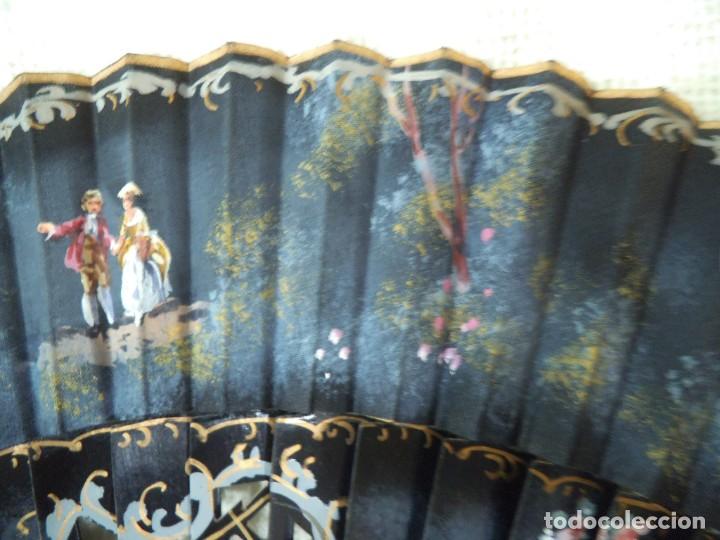 Antig&uuml;edades: ABANICO &uml; CARBONELL &uml; ( NEGRO ) ROM&Aacute;NTICO - Foto 13