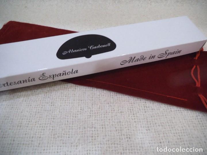Antig&uuml;edades: ABANICO &uml; CARBONELL &uml; ( NEGRO ) ROM&Aacute;NTICO - Foto 27
