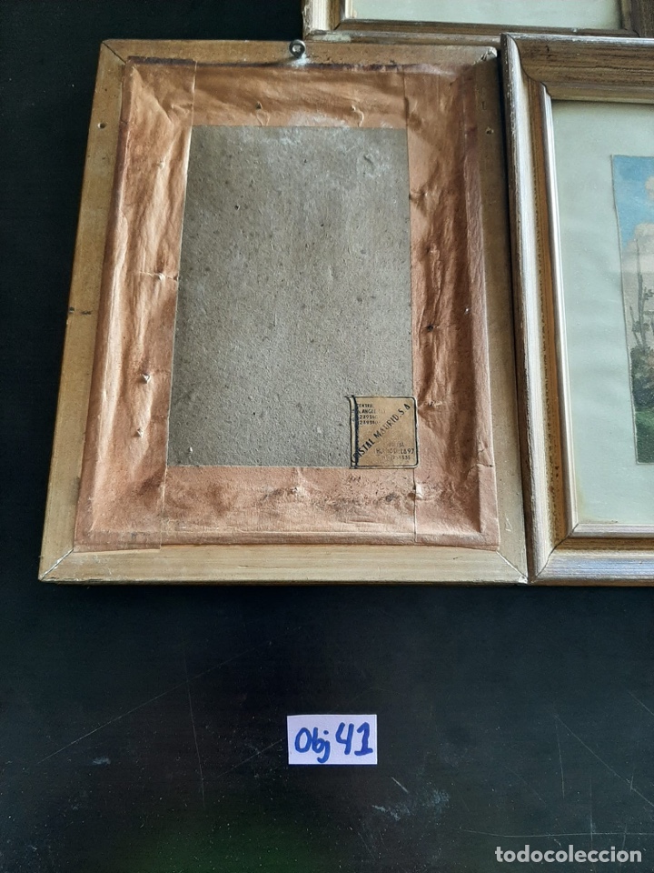 Antig&uuml;edades: LOTE DE 3 CUADROS DE CAMPO - Foto 2