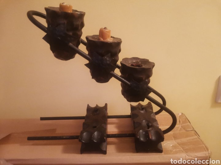 Antig&uuml;edades: Candelabro r&uacute;stico - Foto 2