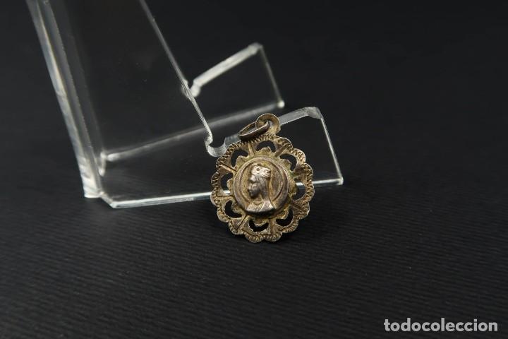Antig&uuml;edades: Antigua Medalla Religiosa de Plata - Foto 3