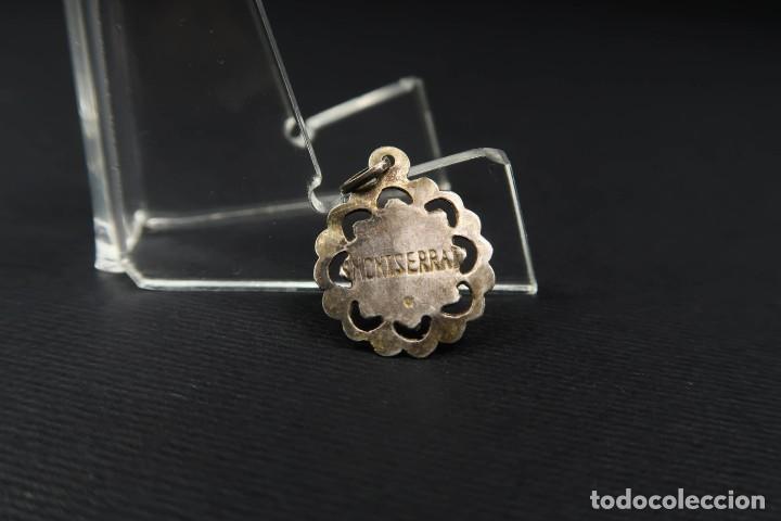 Antig&uuml;edades: Antigua Medalla Religiosa de Plata - Foto 5