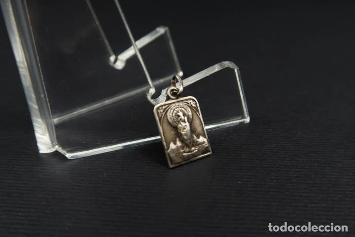 Antig&uuml;edades: Antigua Medalla Religiosa de Plata - Foto 1