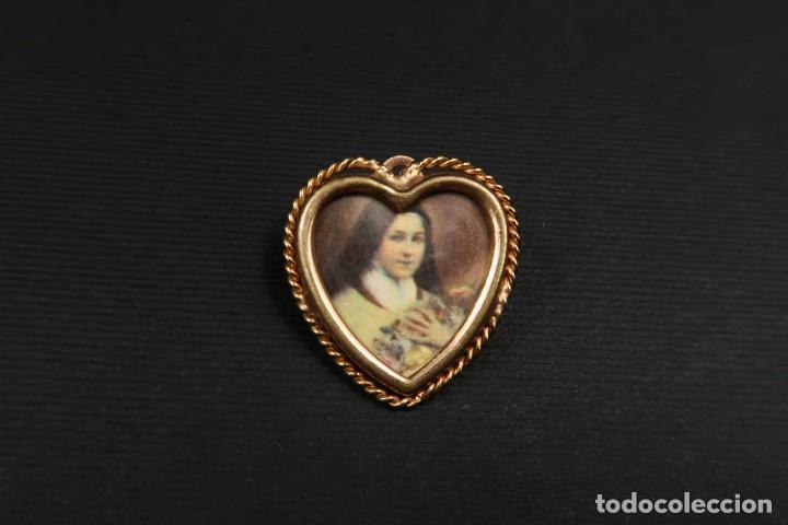 Antig&uuml;edades: Antiguo Broche Religioso - Foto 1