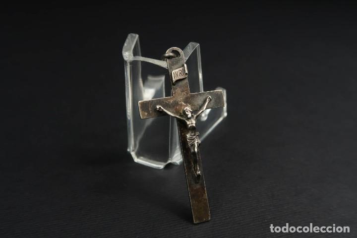 Antig&uuml;edades: Antiguo Crucifijo de Plata - Foto 2