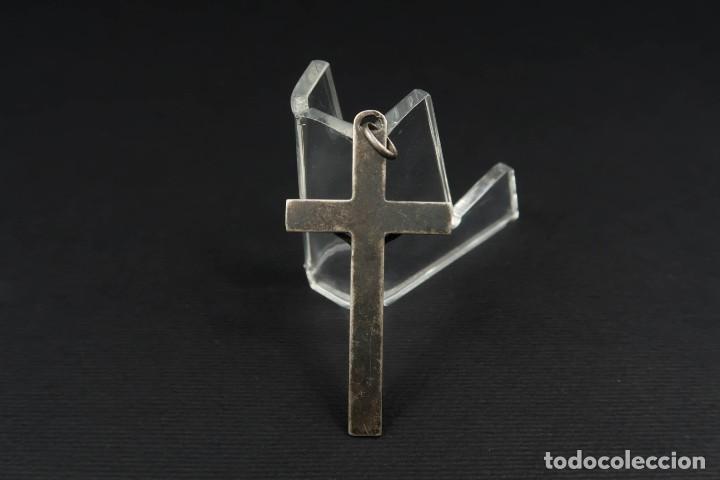 Antig&uuml;edades: Antiguo Crucifijo de Plata - Foto 5