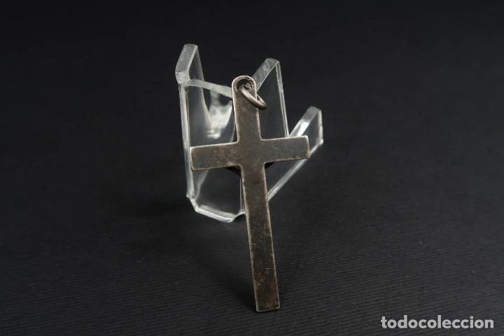 Antig&uuml;edades: Antiguo Crucifijo de Plata - Foto 6