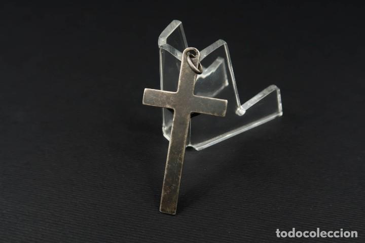 Antig&uuml;edades: Antiguo Crucifijo de Plata - Foto 8