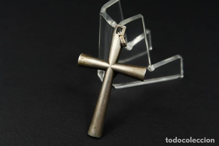 Antig&uuml;edades: Antiguo Crucifijo de Plata - Foto 6