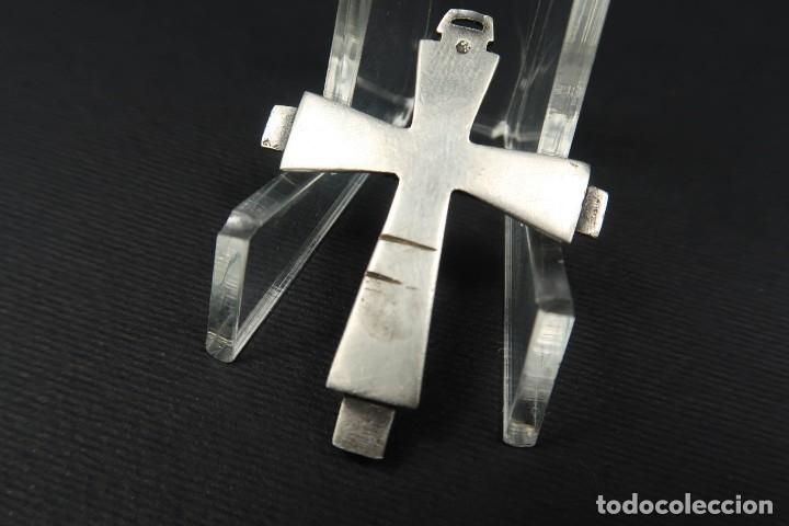 Antig&uuml;edades: Antiguo Crucifijo de Plata - Foto 7