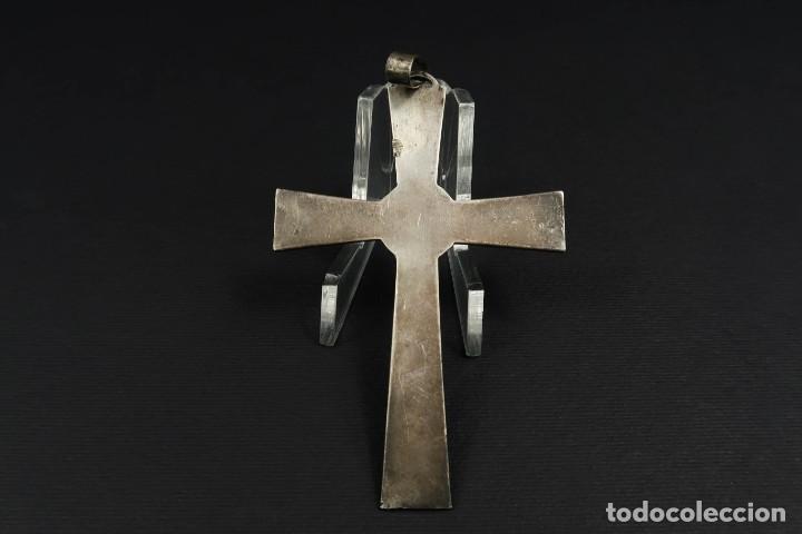 Antig&uuml;edades: Antiguo Crucifijo de Plata - Foto 9
