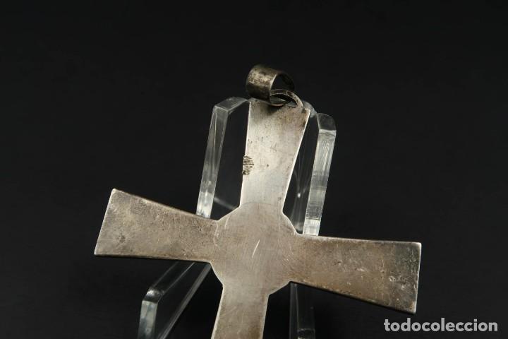 Antig&uuml;edades: Antiguo Crucifijo de Plata - Foto 11
