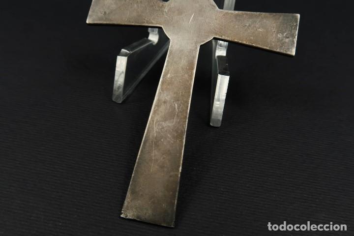 Antig&uuml;edades: Antiguo Crucifijo de Plata - Foto 12