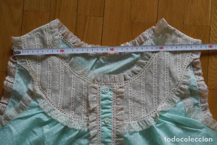 Antig&uuml;edades: Camis&oacute;n tela verde con encajes - Foto 15