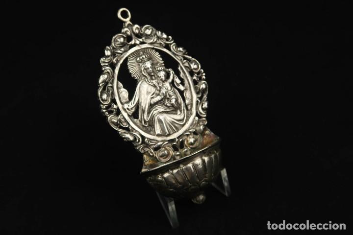 Antig&uuml;edades: Antigua Benditera de Plata - Foto 6