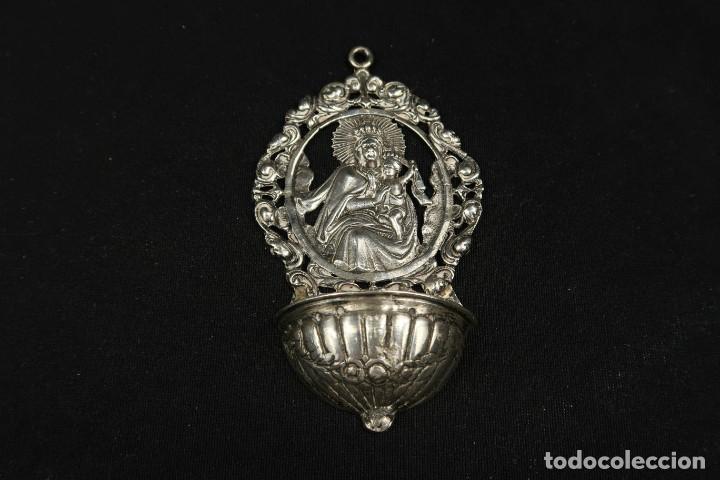 Antig&uuml;edades: Antigua Benditera de Plata - Foto 9