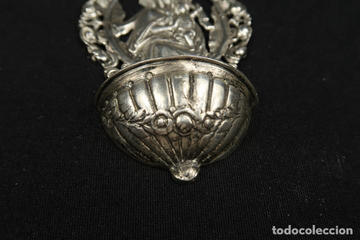 Antig&uuml;edades: Antigua Benditera de Plata - Foto 10