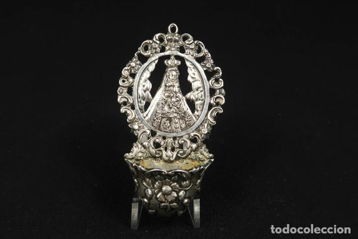 Antig&uuml;edades: Antigua Benditera de Plata - Foto 1
