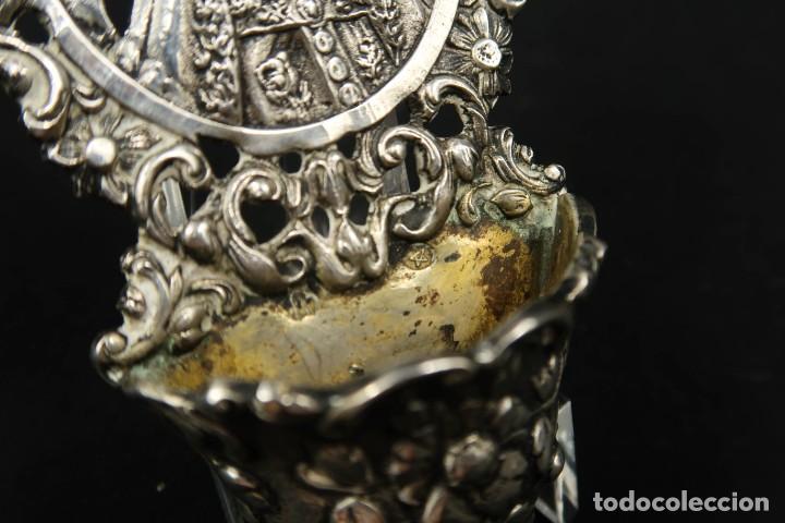Antig&uuml;edades: Antigua Benditera de Plata - Foto 12