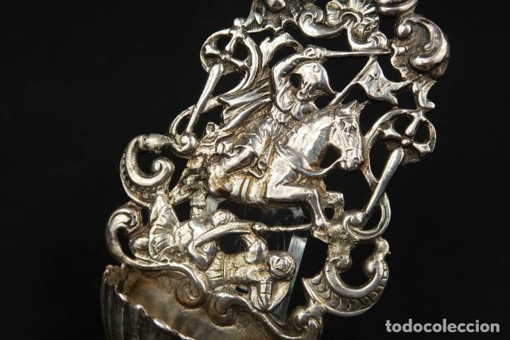 Antig&uuml;edades: Antigua Benditera de Plata - Foto 7