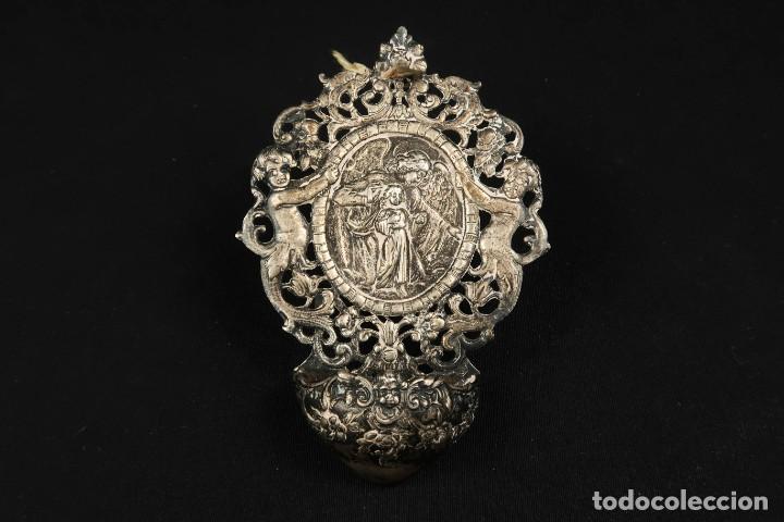Antig&uuml;edades: Antigua Benditera de Plata - Foto 1