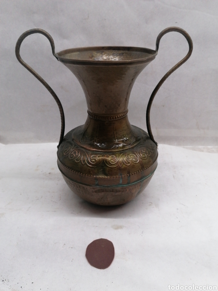 Antig&uuml;edades: Jarr&oacute;n de lat&oacute;n - Foto 1