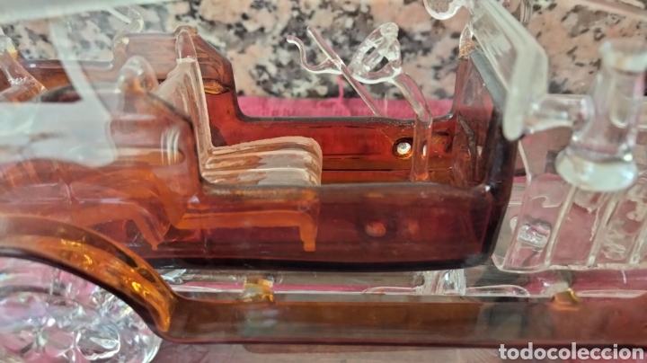 Antig&uuml;edades: BOTELLA CON COCHE DE EPOCA - Foto 10