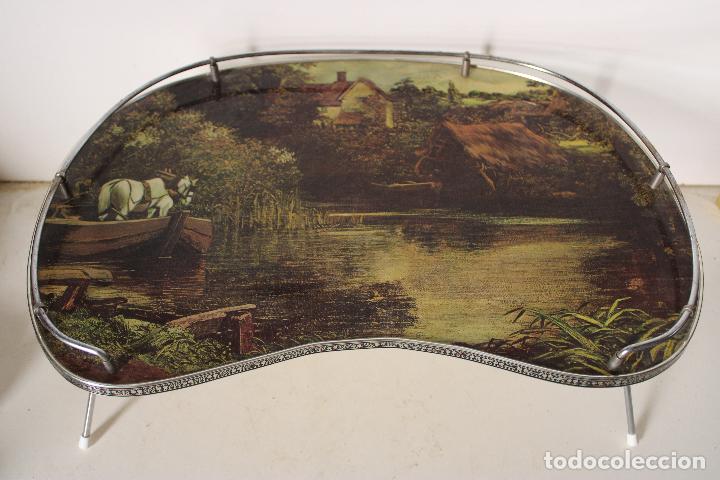 Antig&uuml;edades: vintage bandeja de cama retro - Foto 4