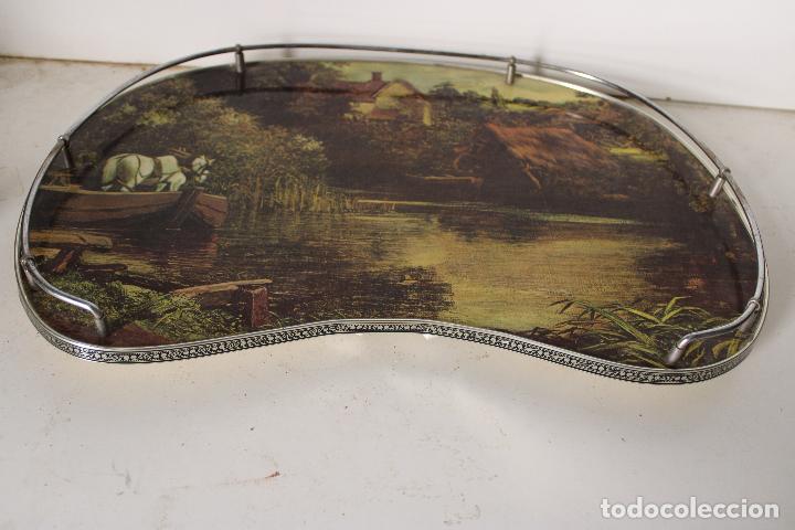 Antig&uuml;edades: vintage bandeja de cama retro - Foto 5