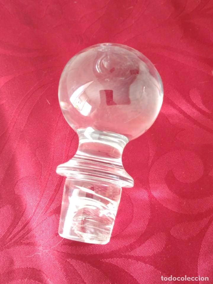 Antig&uuml;edades: Bonito tap&oacute;n de cristal. - Foto 4