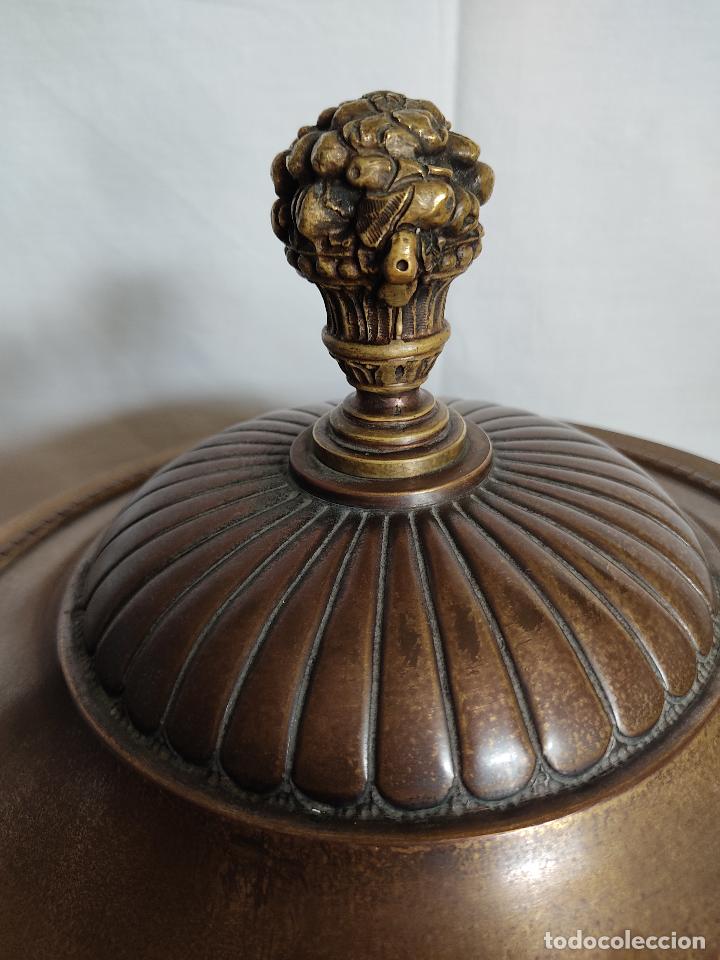 Antig&uuml;edades: Antigua lampara imperio - Foto 10