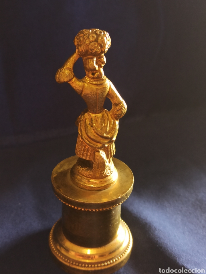 Antig&uuml;edades: Antigua estatua de bronce francesa - Foto 9