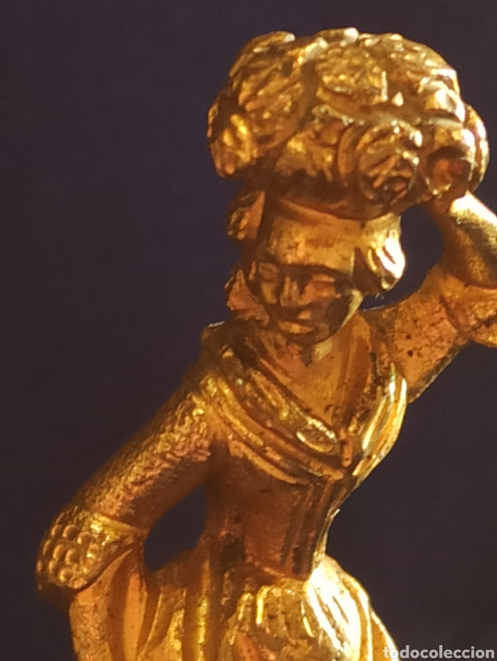 Antig&uuml;edades: Antigua estatua de bronce francesa - Foto 10