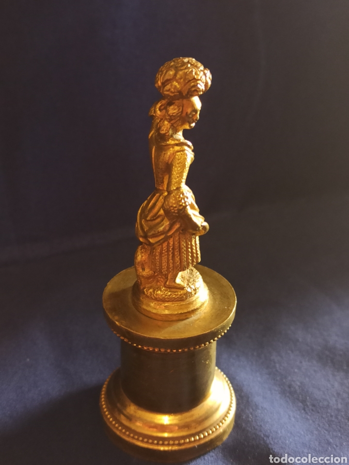 Antig&uuml;edades: Antigua estatua de bronce francesa - Foto 12