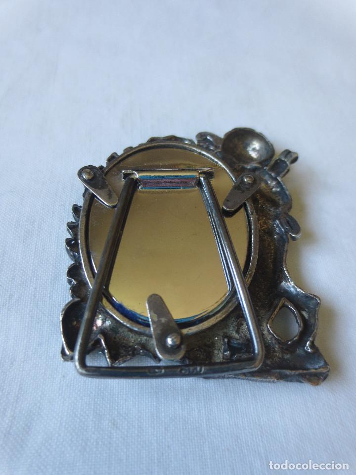 Antig&uuml;edades: MARCO PEQUE&Ntilde;O PLATA DE CUPIDO QUERUBIN - Foto 2