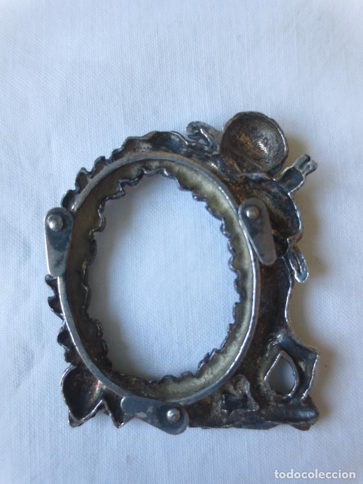 Antig&uuml;edades: MARCO PEQUE&Ntilde;O PLATA DE CUPIDO QUERUBIN - Foto 4