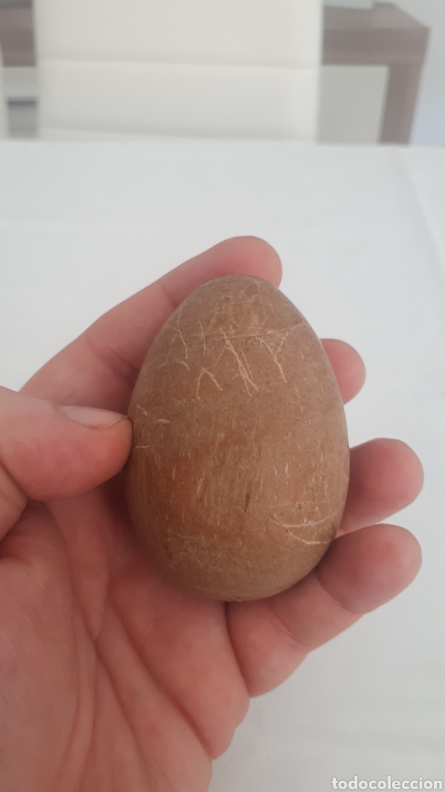 Antiques: Antiguo huevo de madera para zurzir calcetines