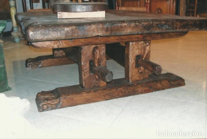 Antig&uuml;edades: Mesa de sof&aacute; rustica. (PIEZA &Uacute;NICA A MEDIDA PARA EL CLIENTE) - Foto 1